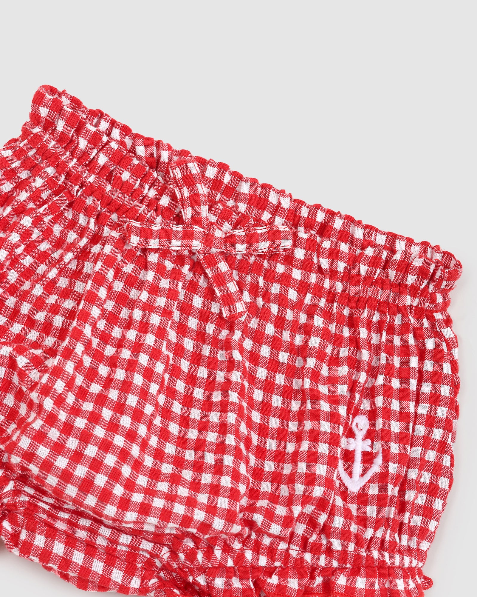 Alex & Ant Glimmer Set - Red/White Gingham