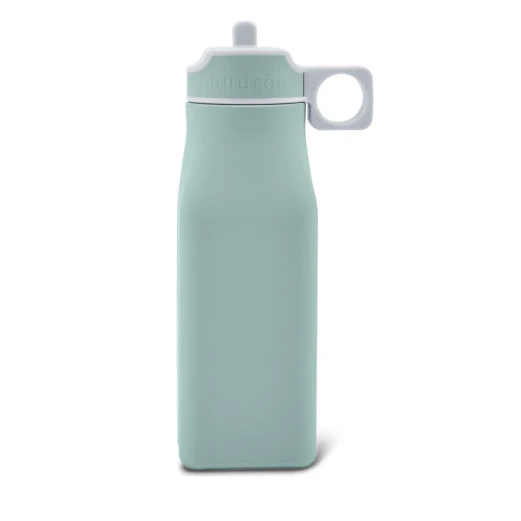 Nuuroo Lindi Silicone Drinking Bottle 450ml - Sage
