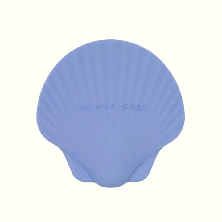 Golden Child Shell Baby Teether - Golden Blue.m