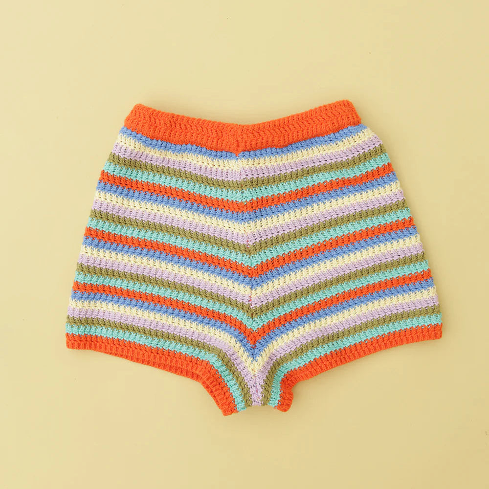 Small Swim Club Beach Shack Knit Shorts