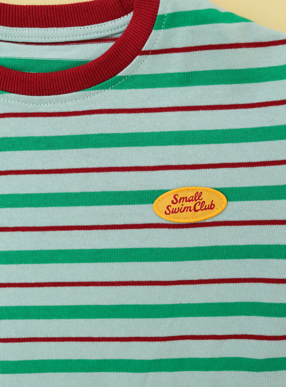 Small Swim Club Green Stripe T-Shirt