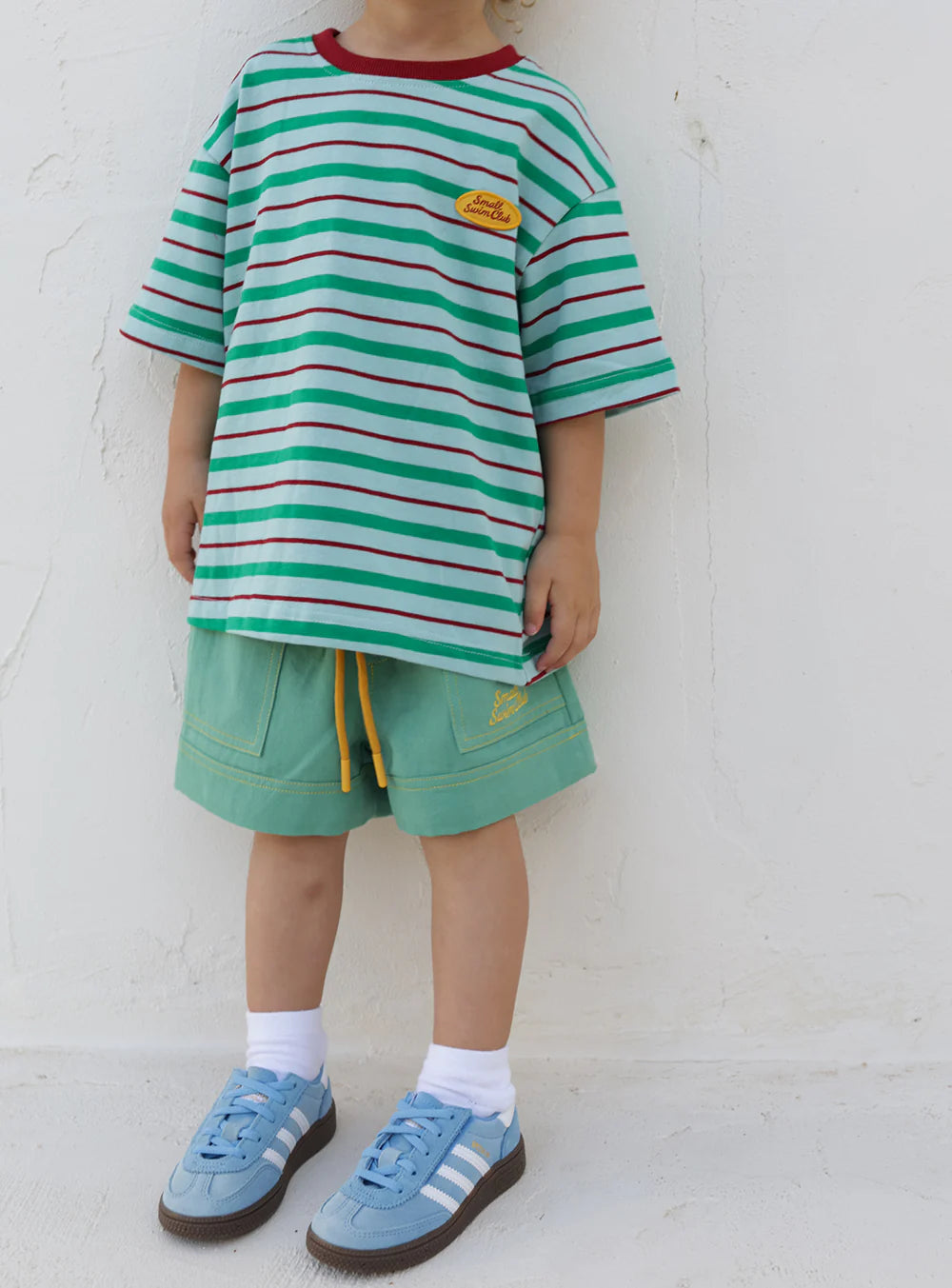 Small Swim Club Seafoam Twill Shorts