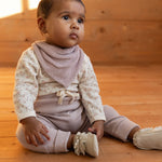 Nature Baby Triangle Bib-Liliac