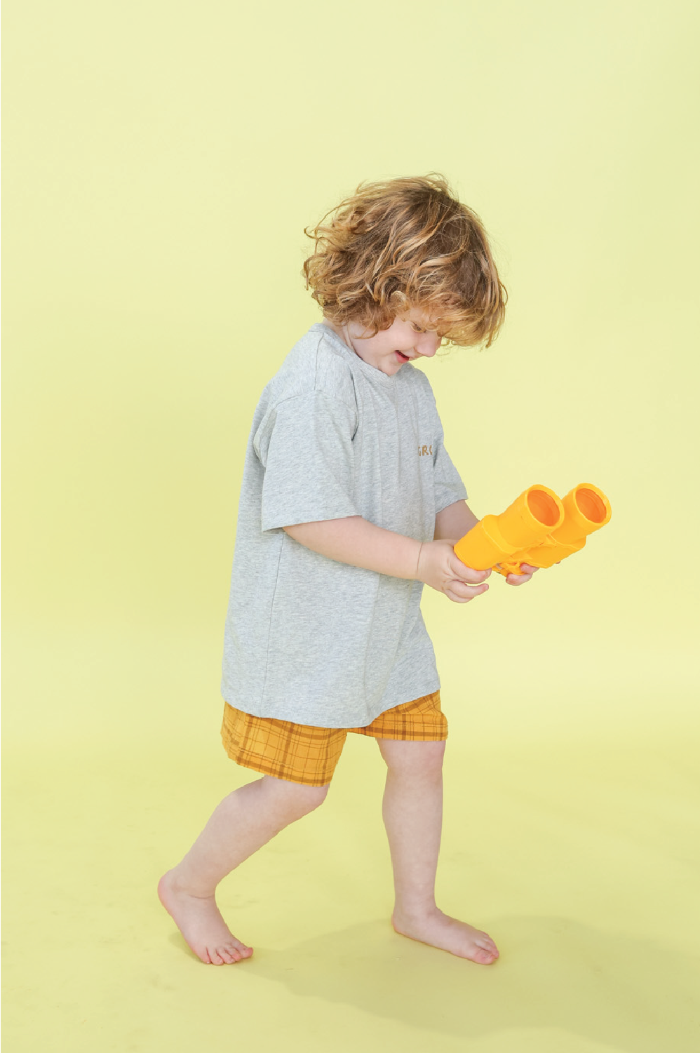 Grown Organic Sunshine Tee - Grey Marle