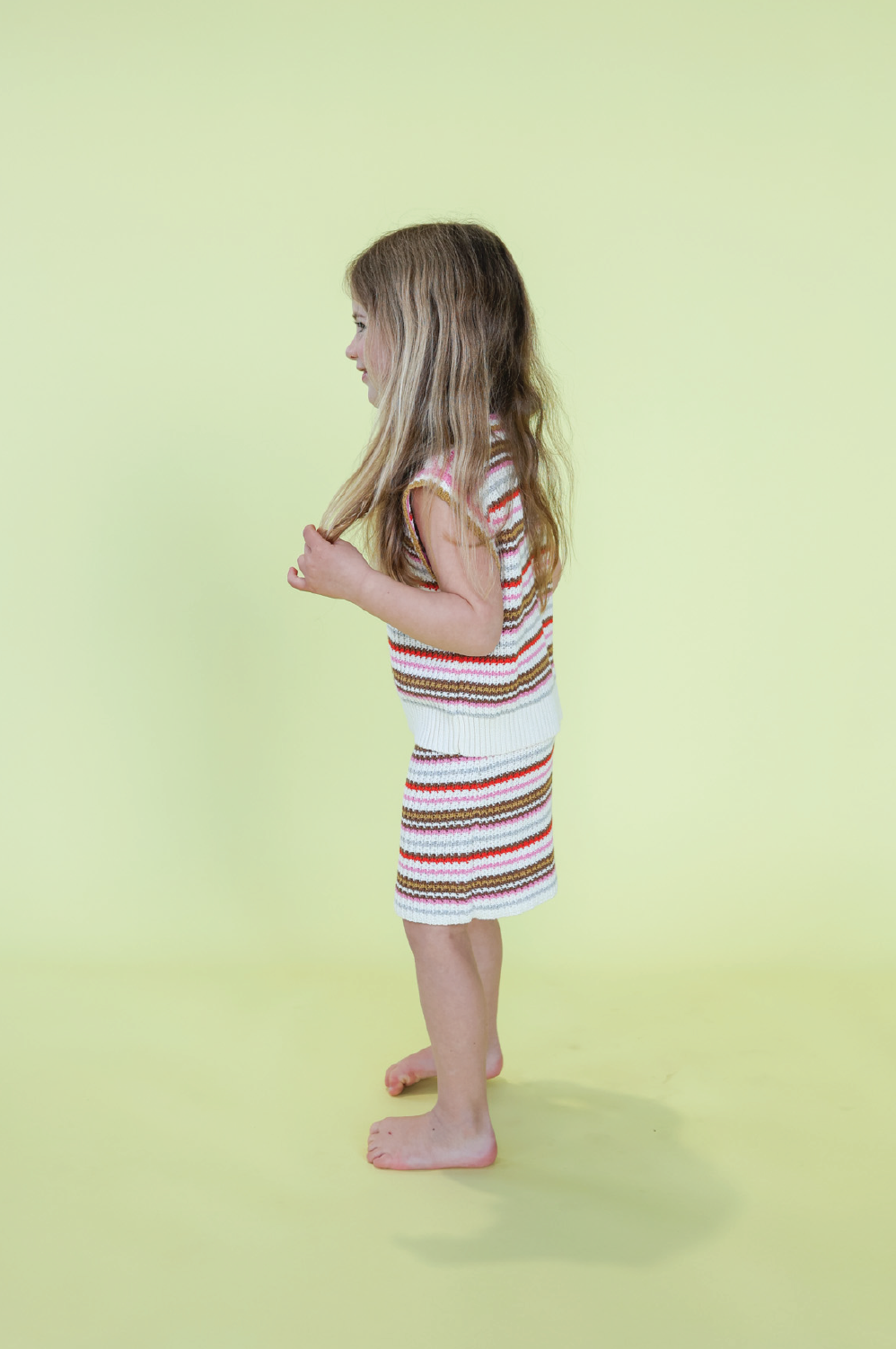 Grown Organic Sunshine Stripe Knit Skirt