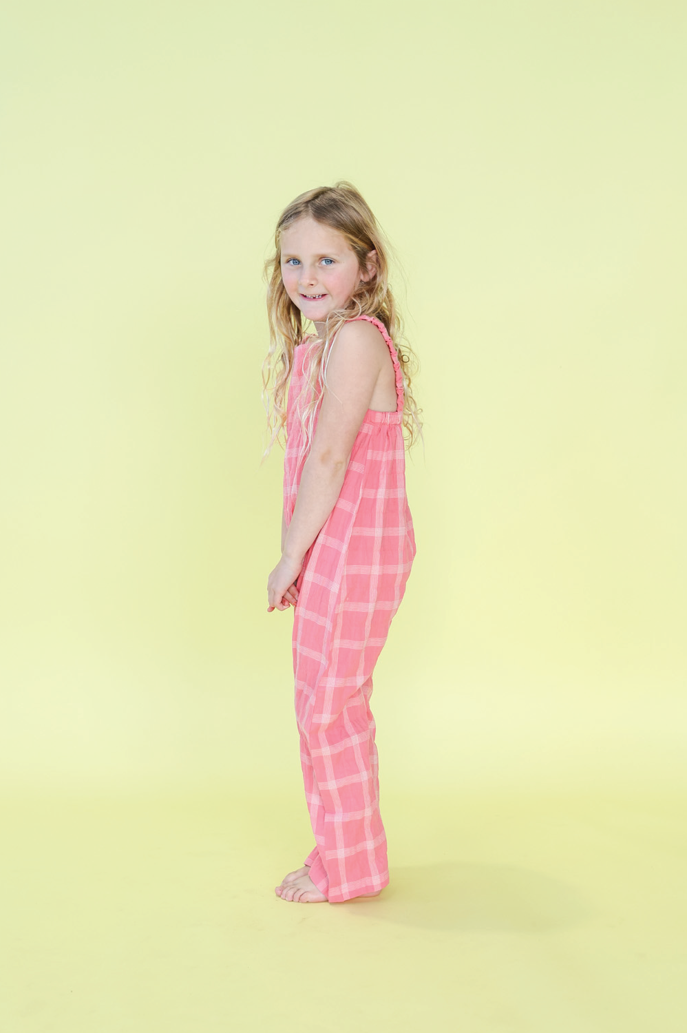 Grown Cotton Check Playsuit