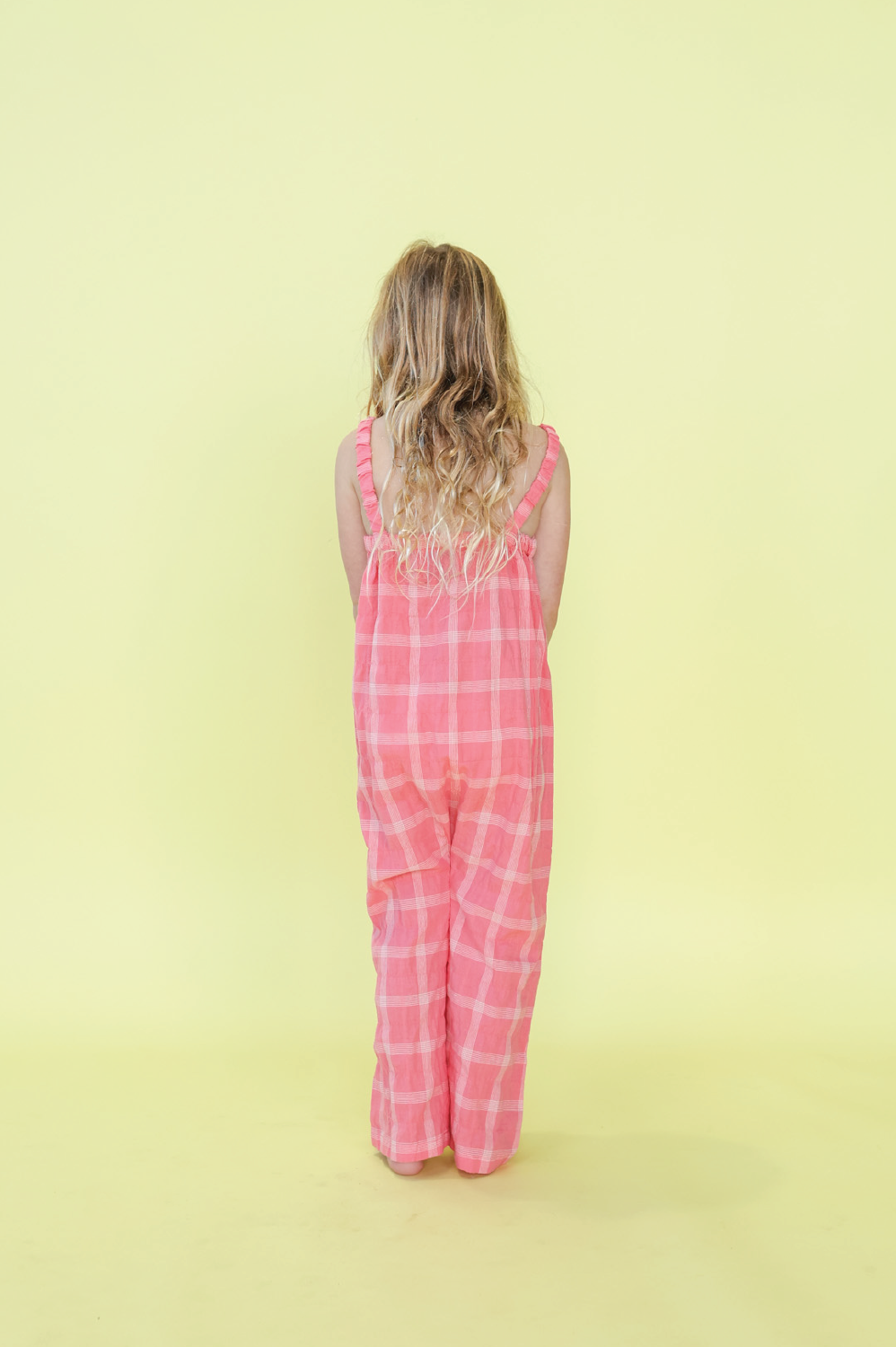 Grown Cotton Check Playsuit
