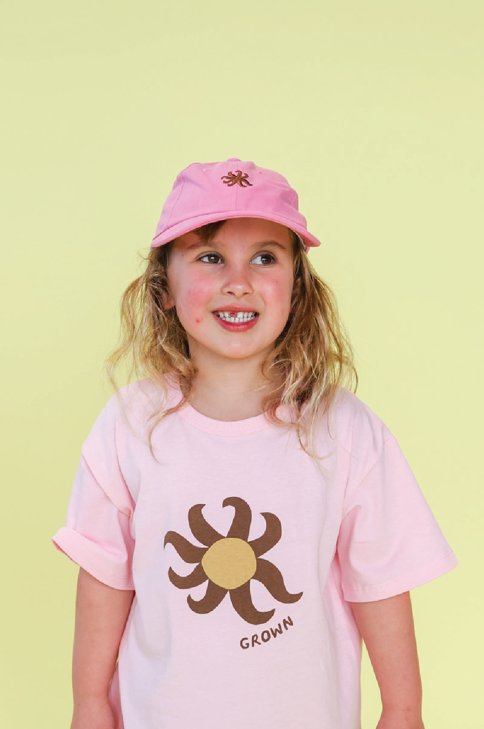 Grown Organic Sunny Tee - Pinky