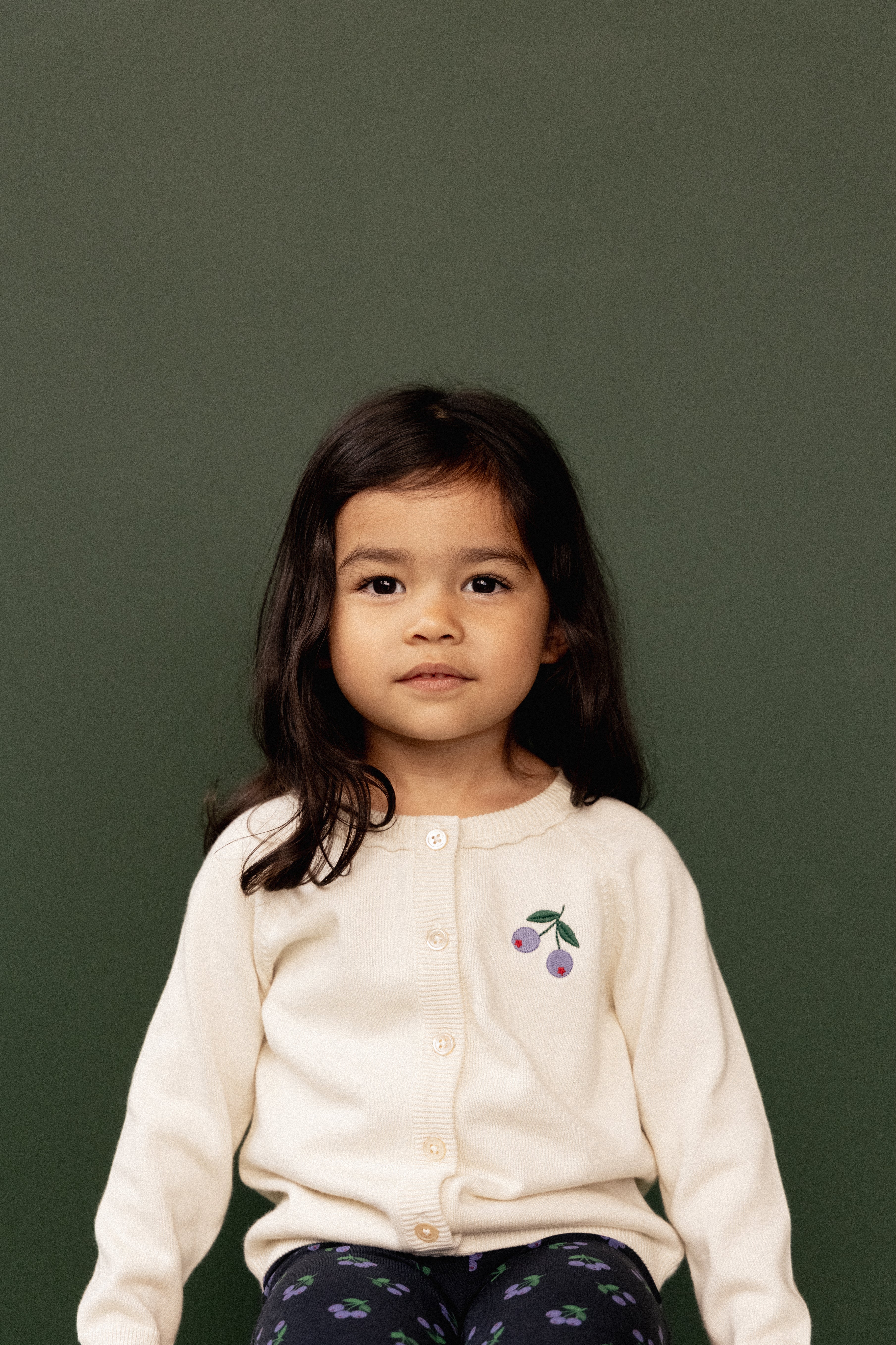 Nature Baby Piper Cardigan- Winter Berry