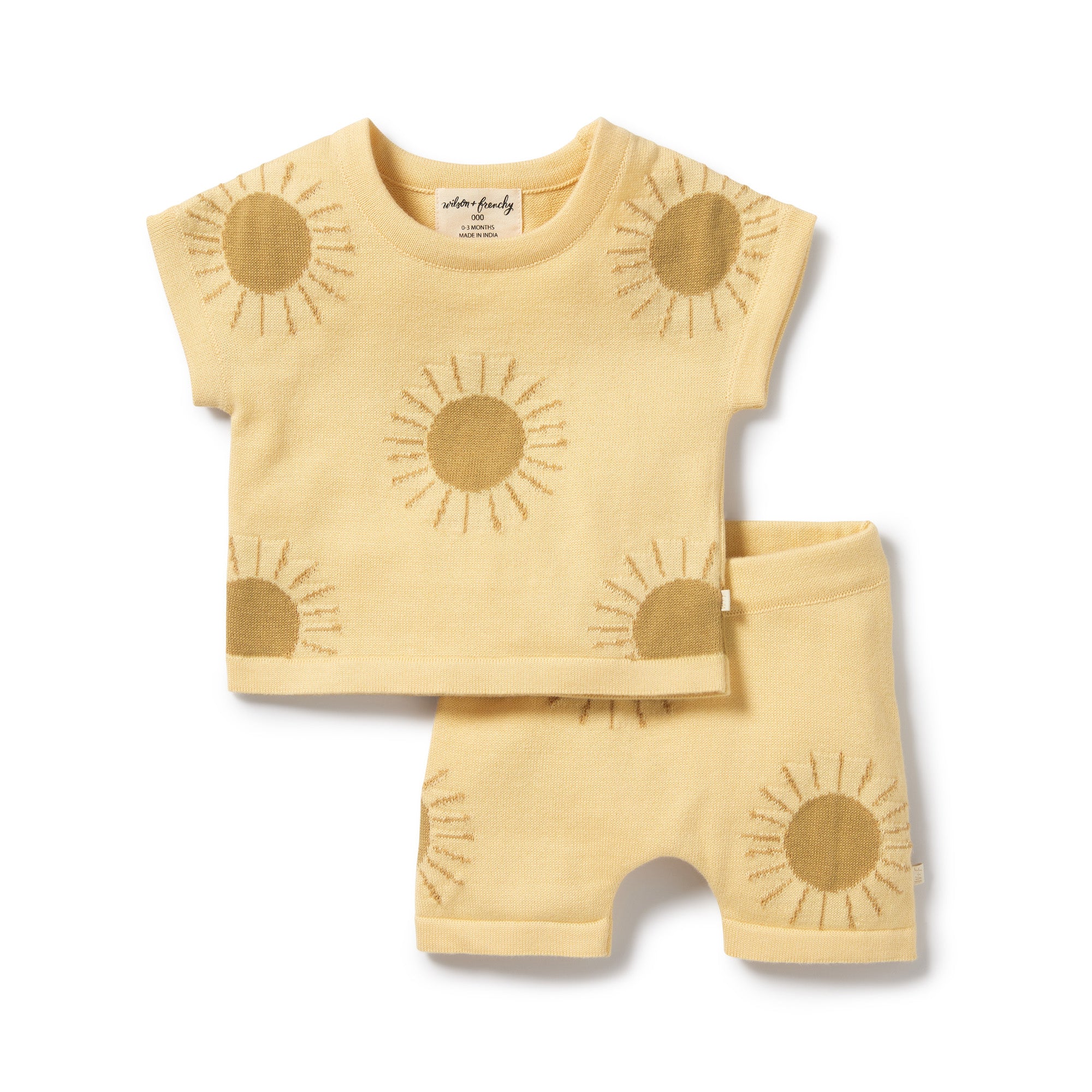 Wilson & Frenchy Sunshine Organic Knitted Set