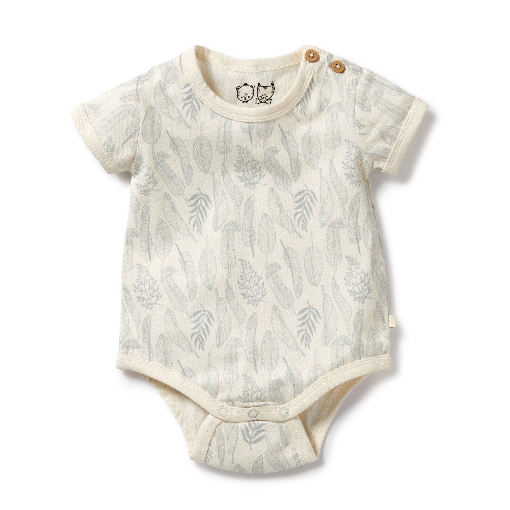 Wilson & Frenchy New leaf Organic Bodysuit