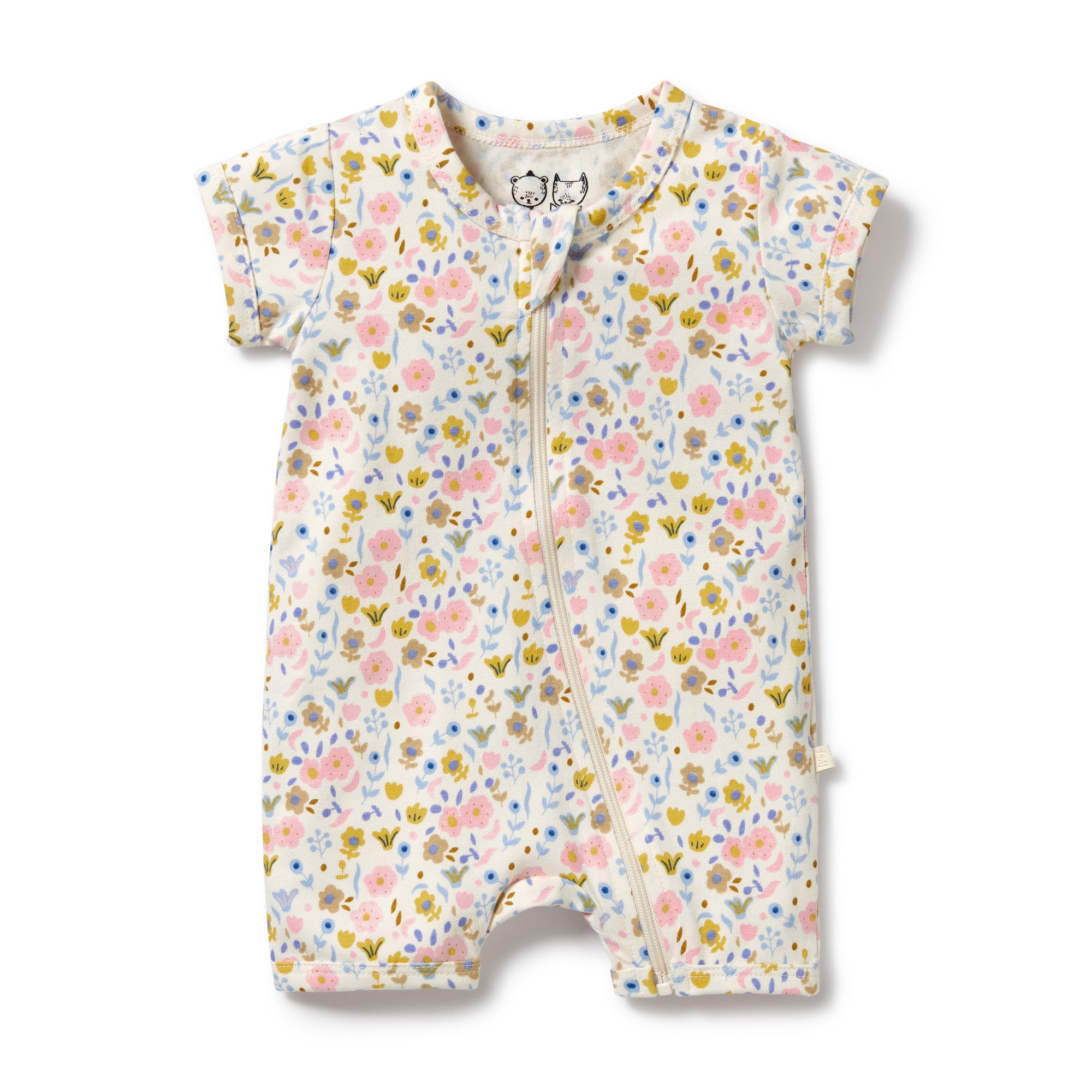 Wilson & Frenchy Ava Floral Organic Boyleg zipsuit