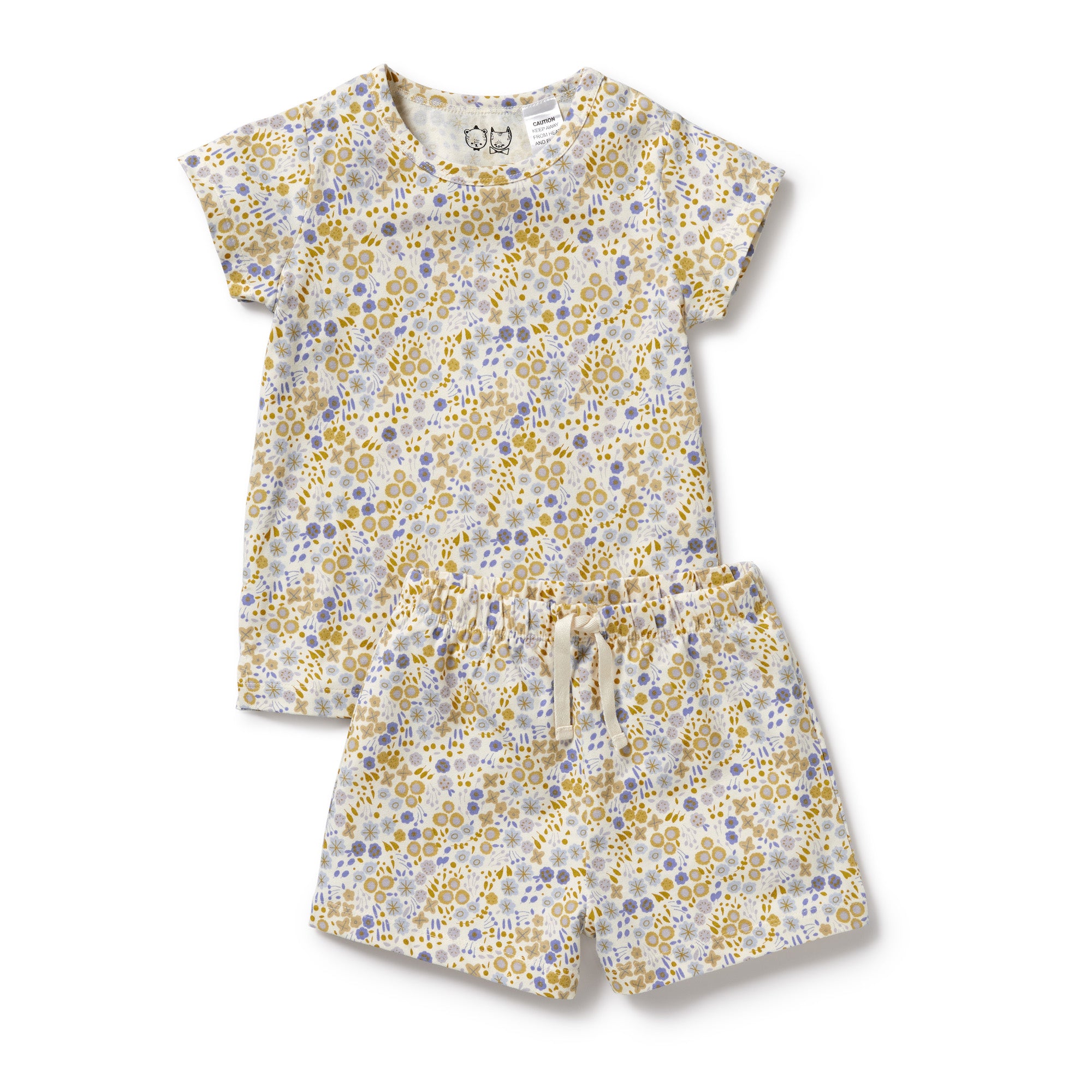 Wilson & Frenchy Little Meadow Organic Short Sleeve Pyjamas