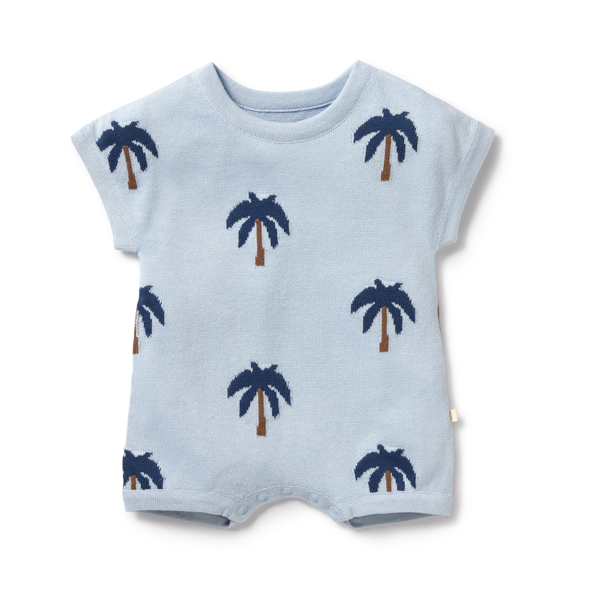 Wilson & Frenchy Little Palm Organic Knitted Growsuit