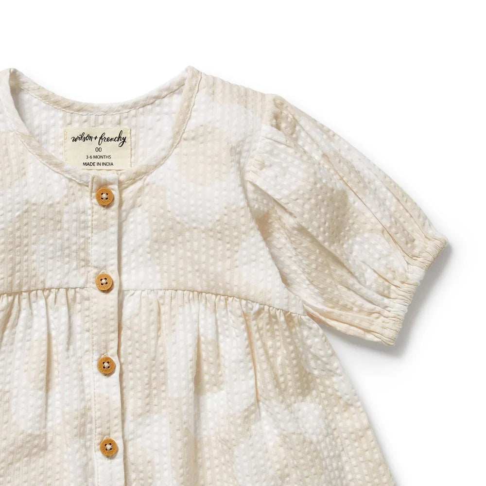 Wilson & Frenchy Daisy Bloom Organic Button Dress