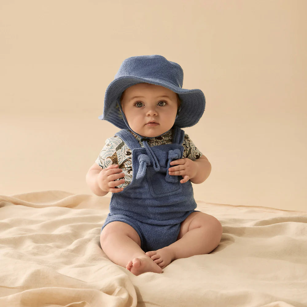 Wilson & Frenchy Deep Blue Organic Terry Sun Hat