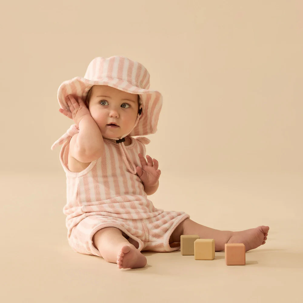 Wilson & Frenchy Strawberry Wave Organic Terry Sun Hat