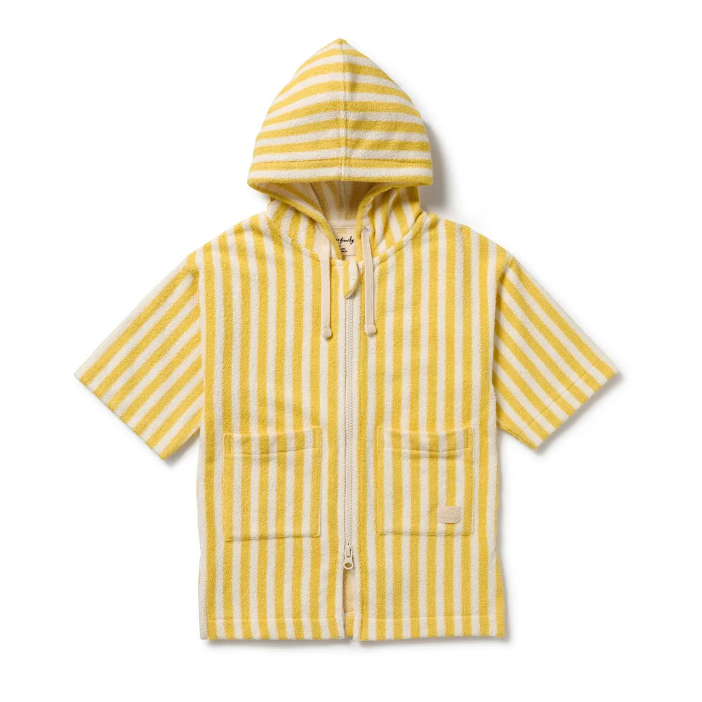 Wilson & Frenchy Honey Wave Organic Terry Hooded Towel