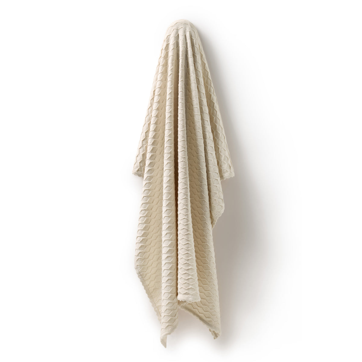 Wilson & Frenchy Milk Cloud Organic Knitted Chevron Blanket
