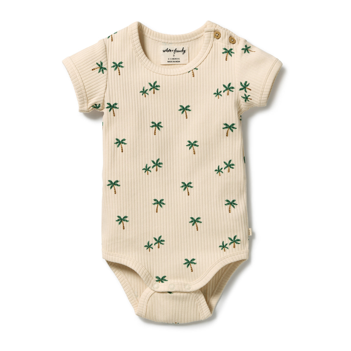 Wilson & Frenchy Tiny Palm Organic Bodysuit