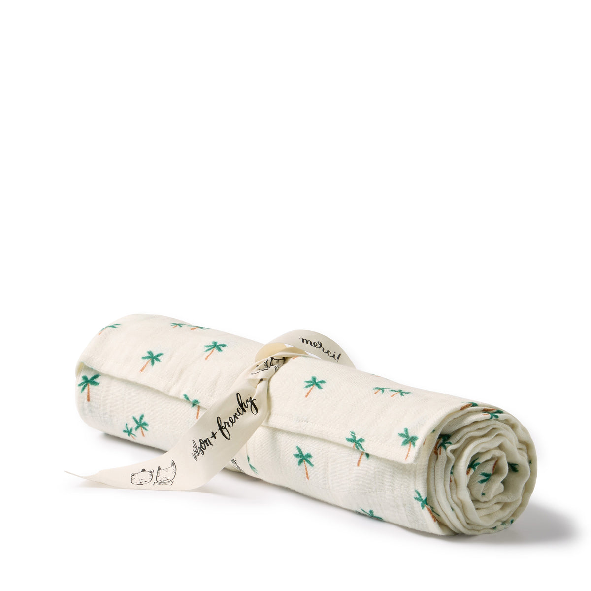 Wilson & Frenchy Tiny Palm Organic Muslin