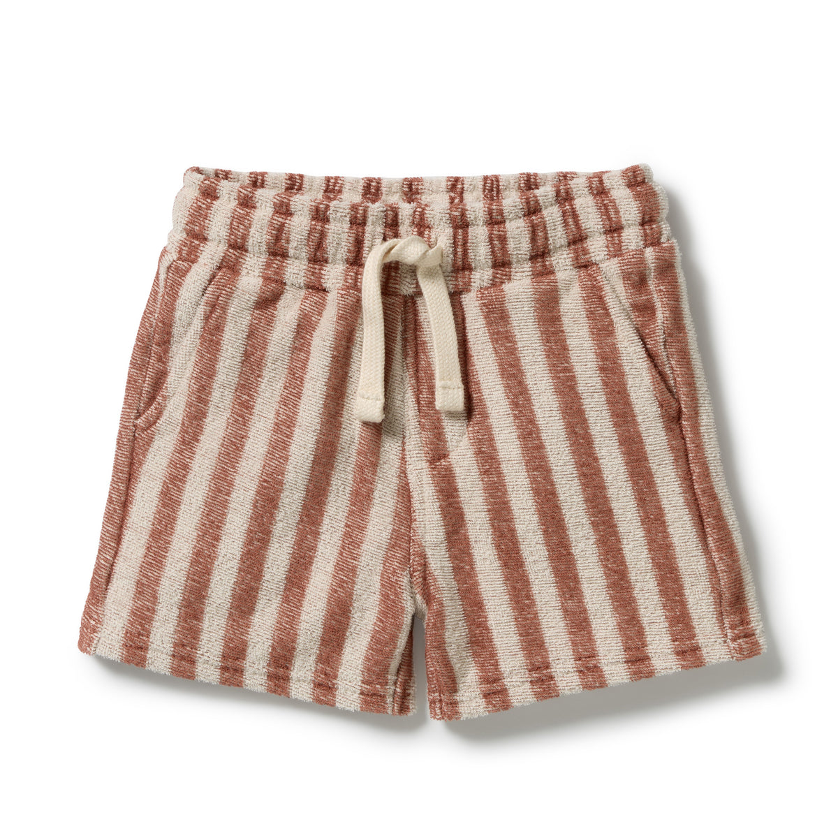 Wilson & Frenchy Cherry Cola Stripe Organic Terry Short