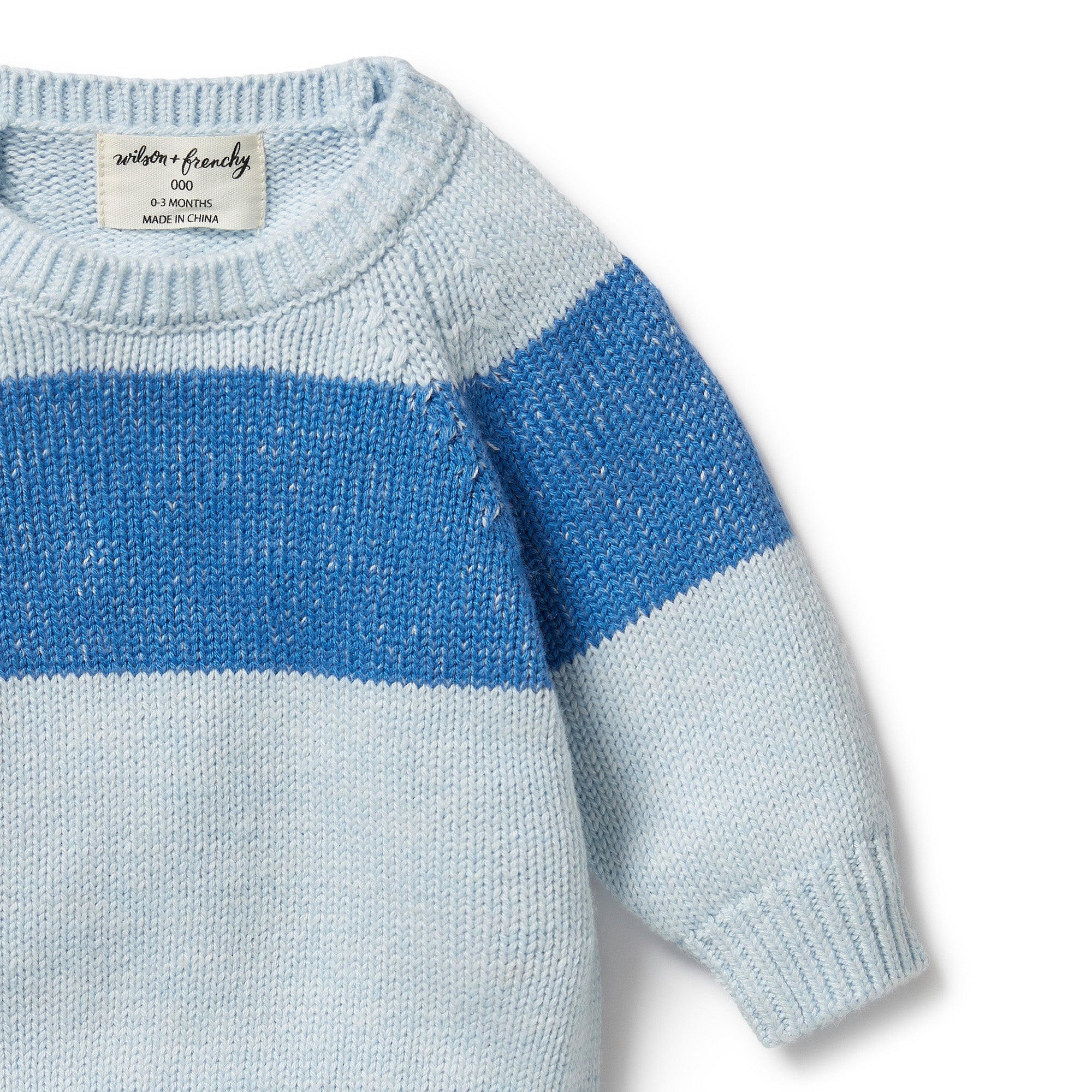 Wilson & Frenchy Bluebell Knitted Stripe Jumper