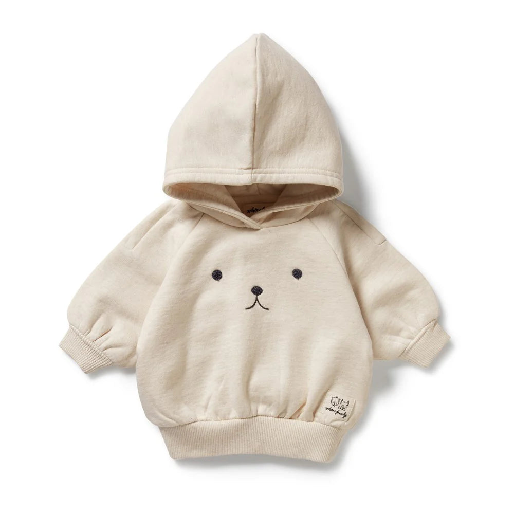 Wilson & Frenchy Oatmeal Organic Hooded Terry Sweat
