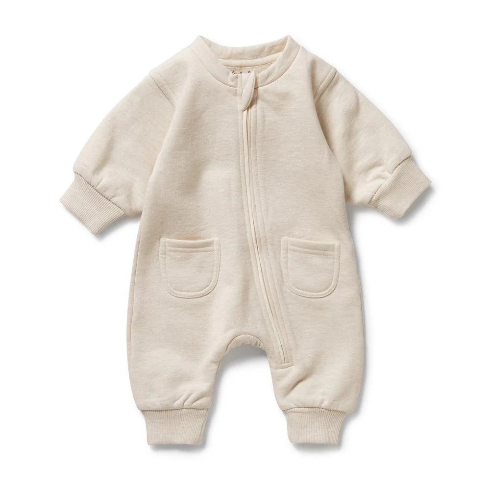 Wilson & Frenchy Oatmeal Organic Terry Growsuit
