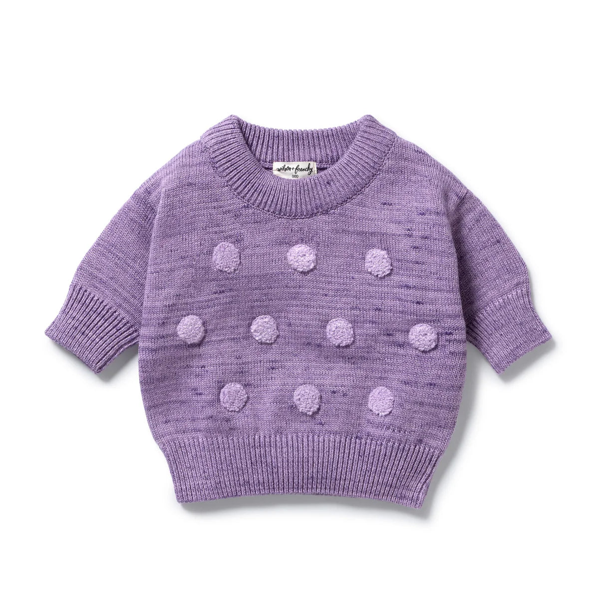 Wilson & Frenchy  Mulberry Organic Knitted Bauble Jumper