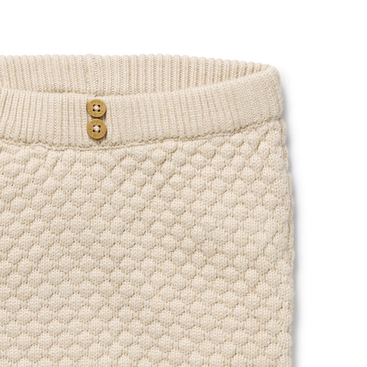 Wilson & Frenchy Cream Organic Knitted Bauble Legging
