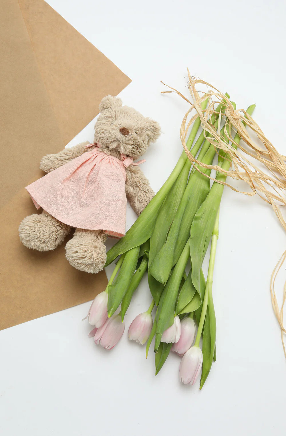 Nana Huchy Baby Honey Bear Dress - Baby Pink