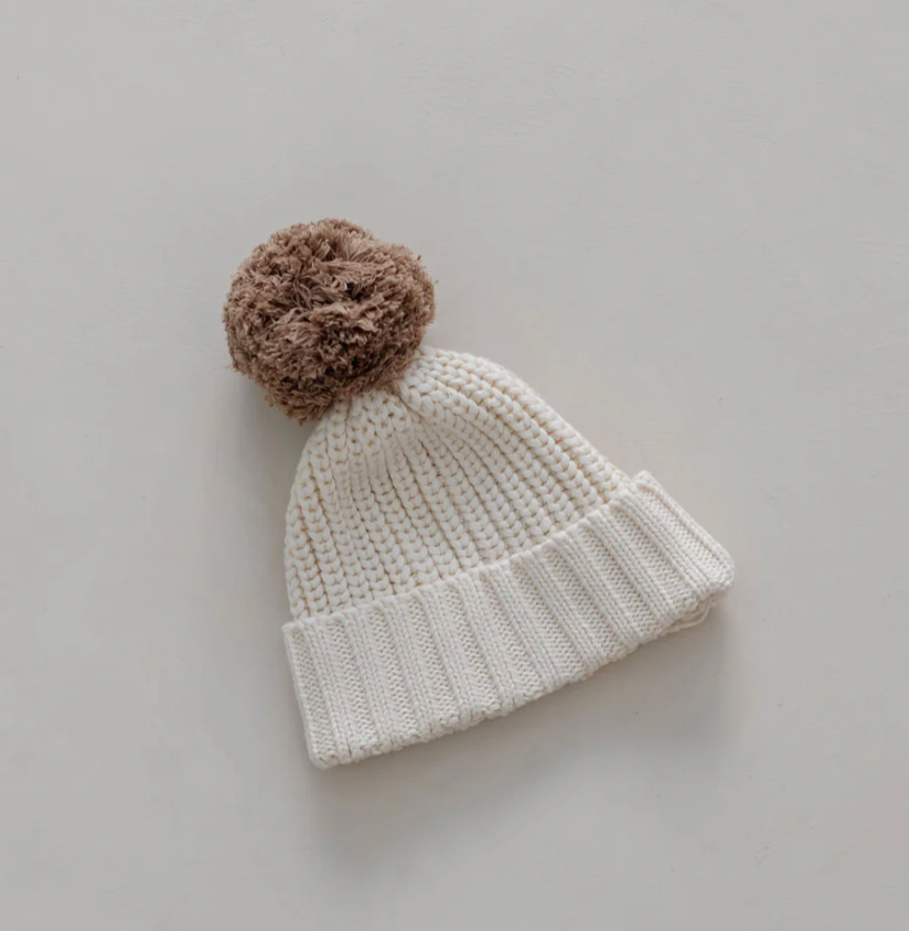 Belle & Sun Beanie - Natural Cedar