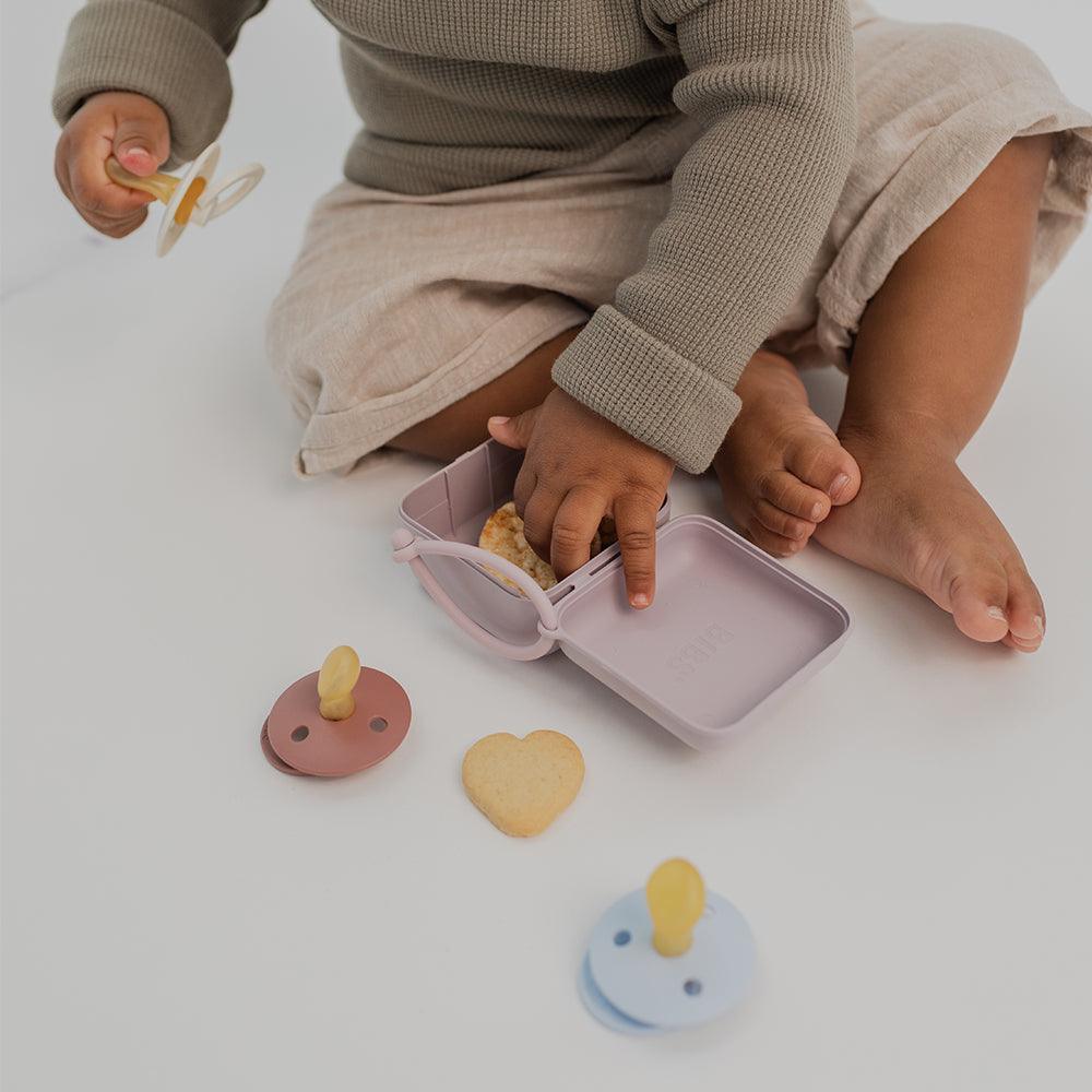 Bibs Pacifier Box Dusty Lilac