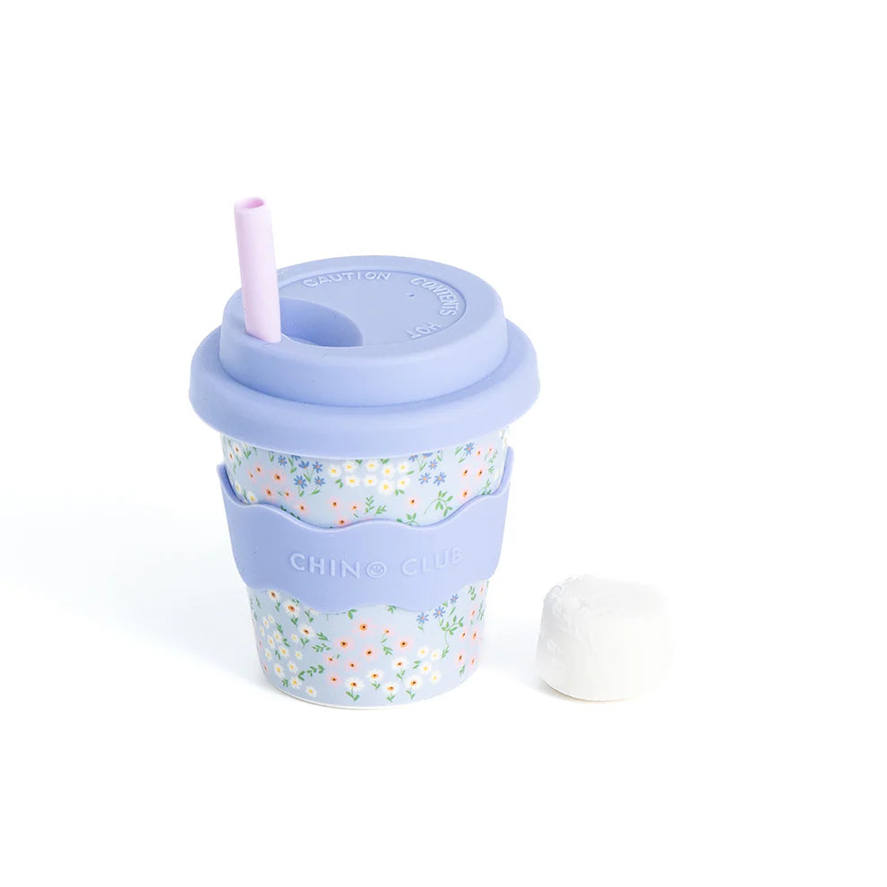 Chino Club Blue Floral Cup 4oz