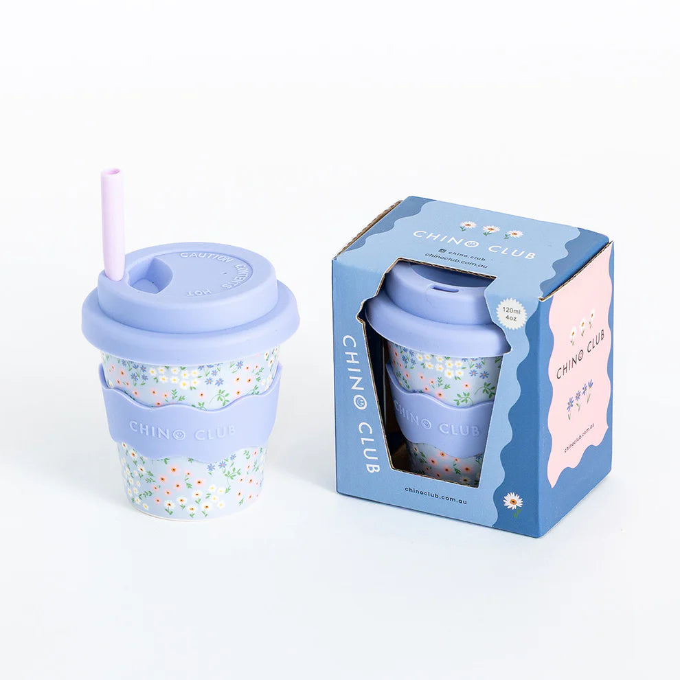 Chino Club Blue Floral Cup 4oz