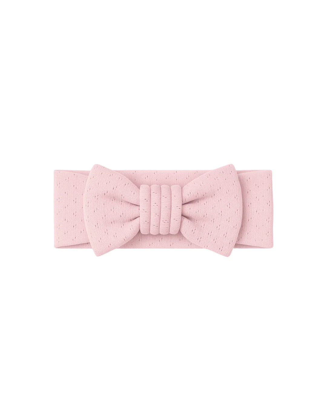 Confetti Kidz Oversized Top Knot - Candy Pink Pointelle