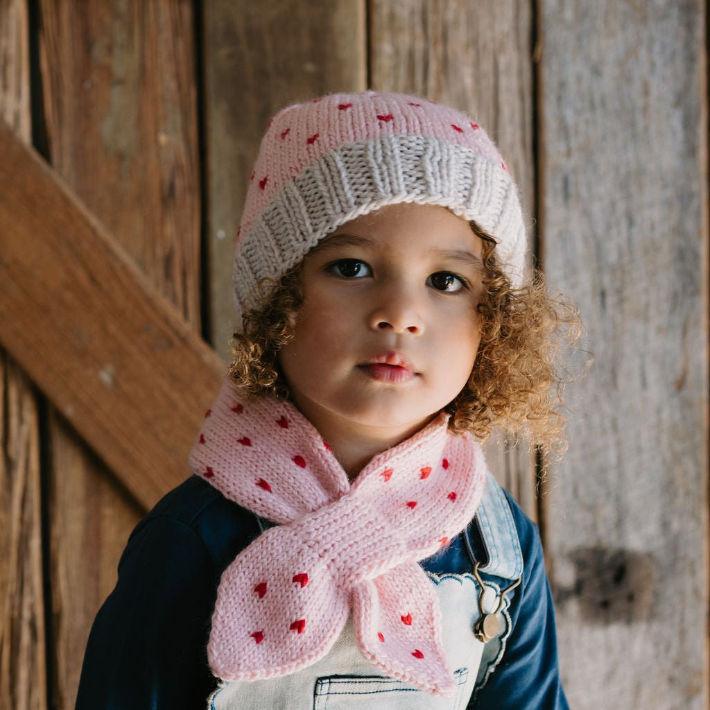 Acorn Kids Cherry Beanie Pink
