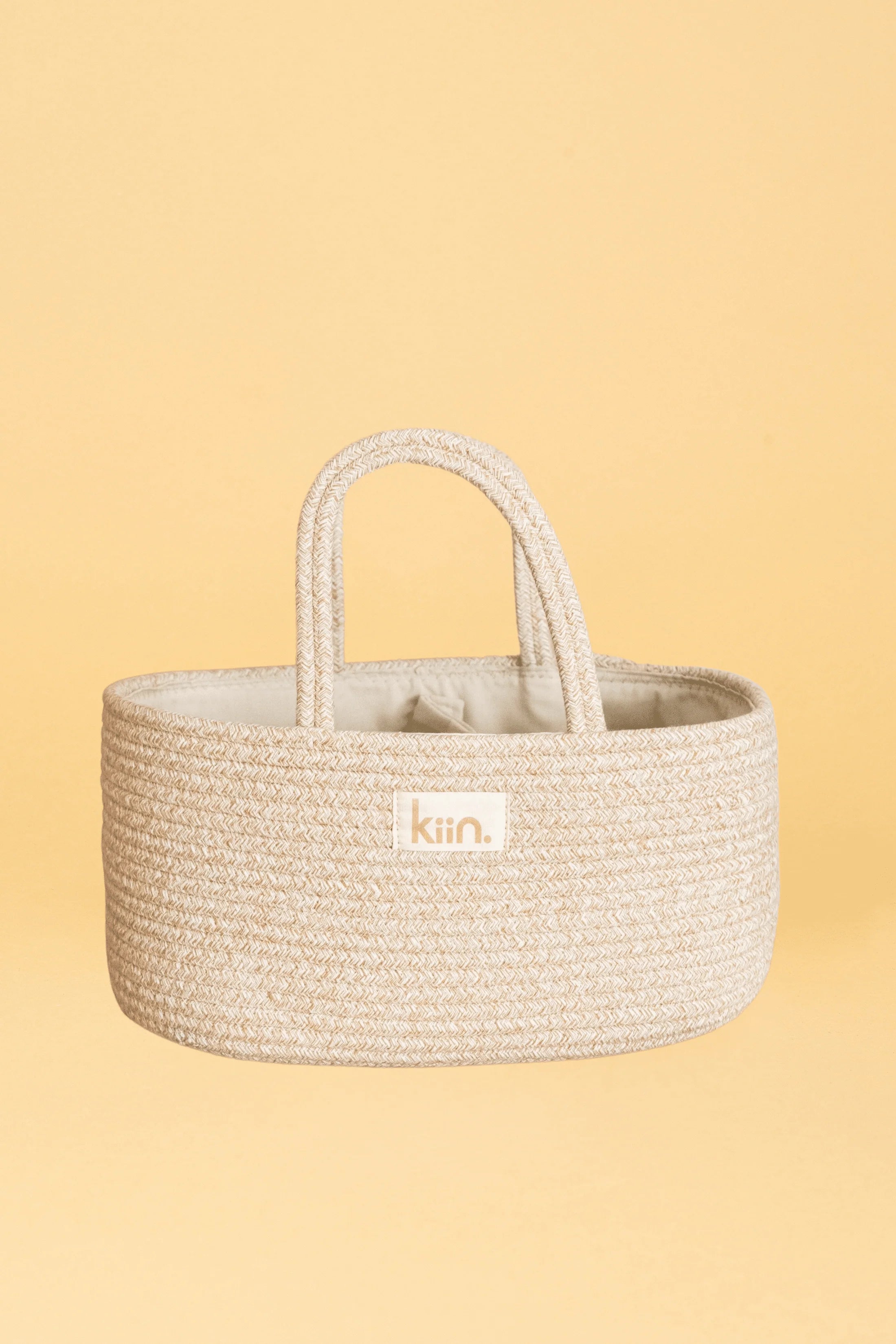 Kiin Cotton Rope Nappy Caddy Organiser