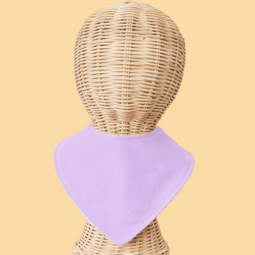 Kiin Dribble Bib - Liliac