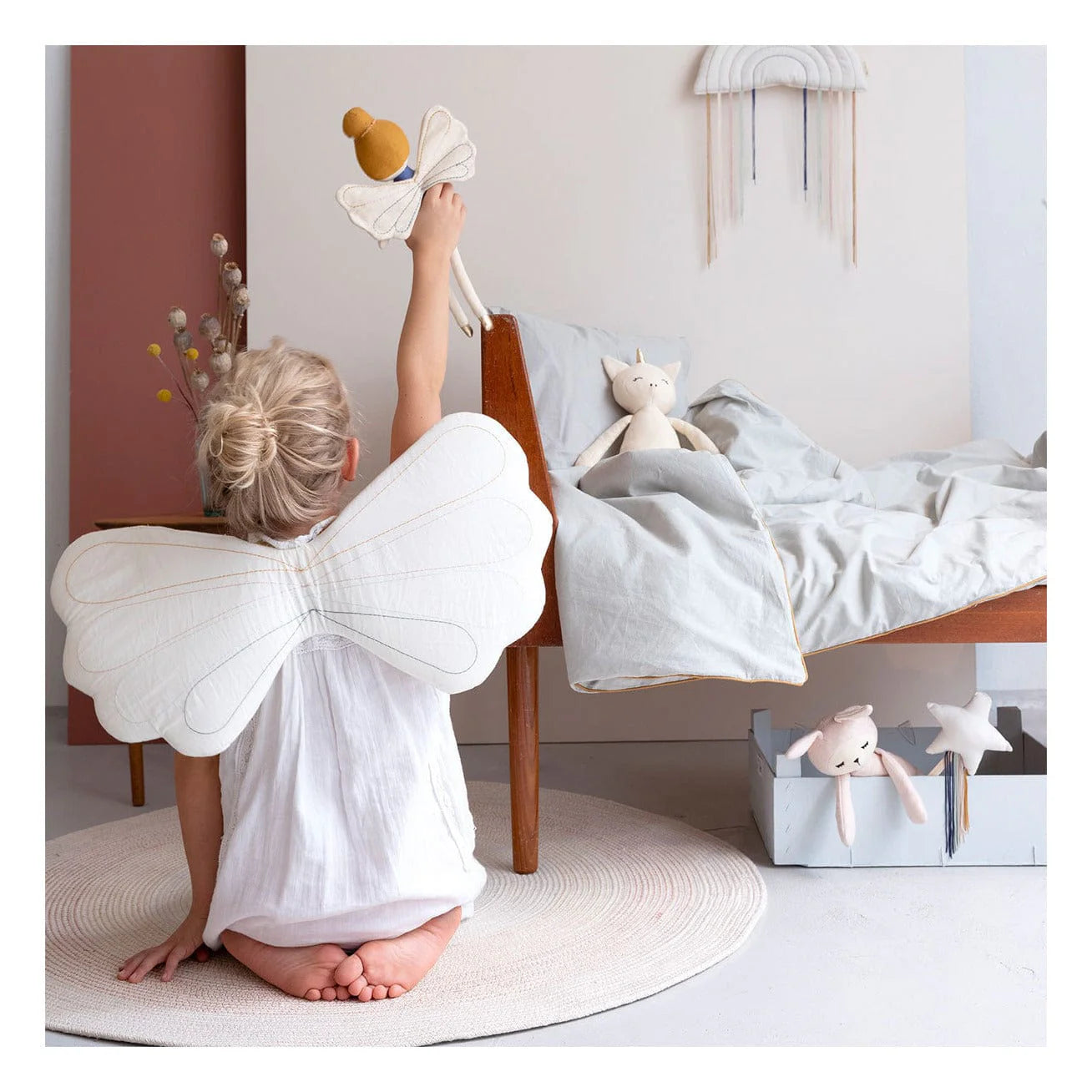 Fabelab Dress Up Wings - Rainbow - Natural