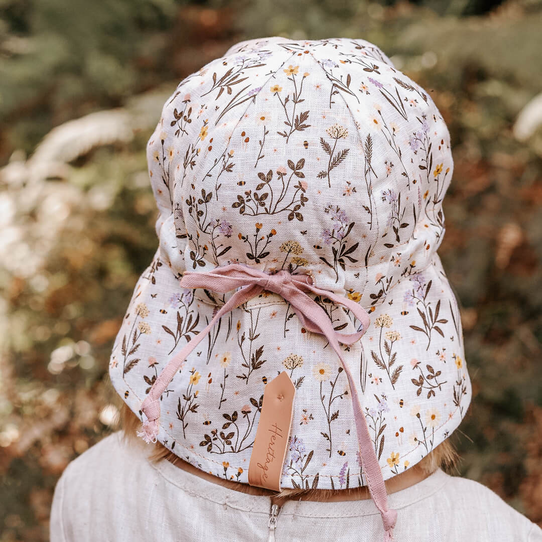 Bedhead Hats 'Lounger' Baby Reversible Flap Sun Hat - Provence