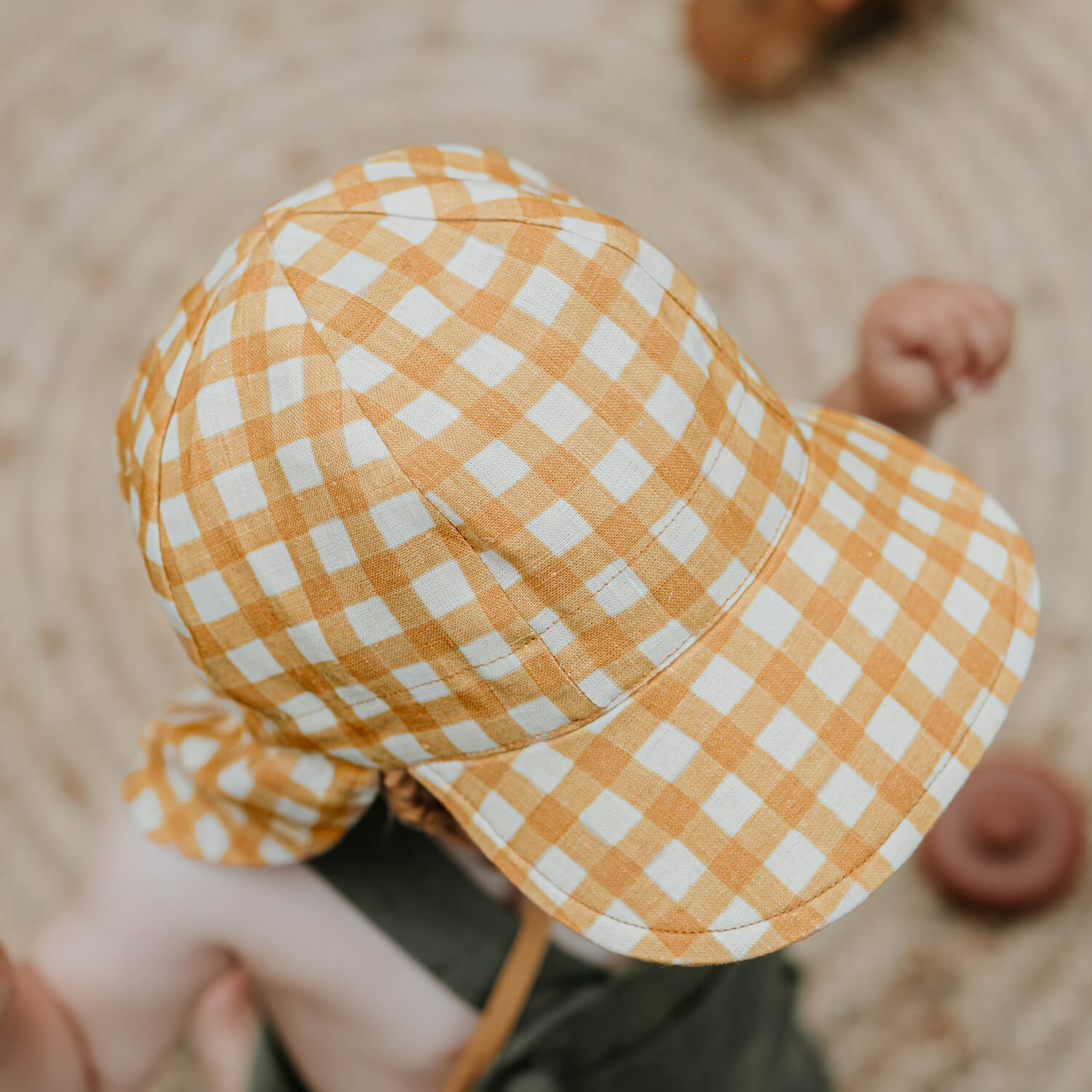 Bedhead Hats 'Lounger' Baby Reversible Flap Sun Hat - Marley