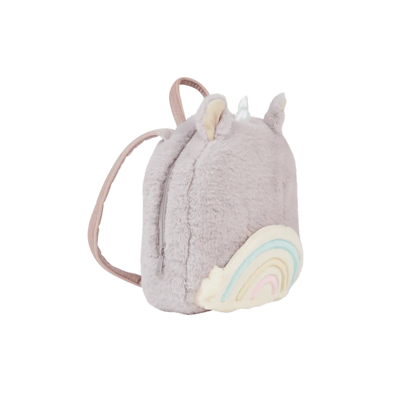 Olliella Hopalong Unicorn Backpack - Liliac