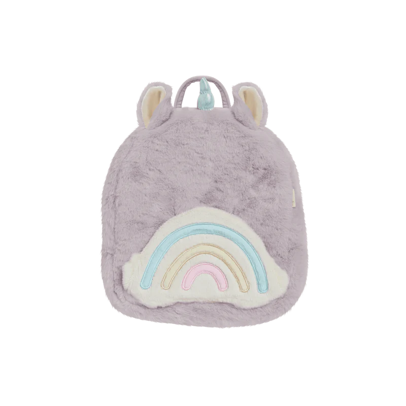 Olliella Hopalong Unicorn Backpack - Liliac