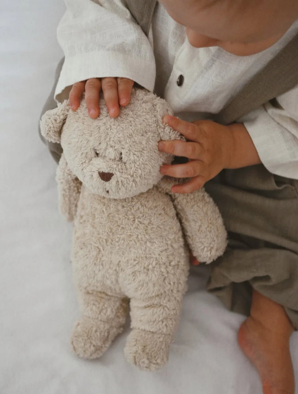 Moonie Organic Humming Bear - Sand