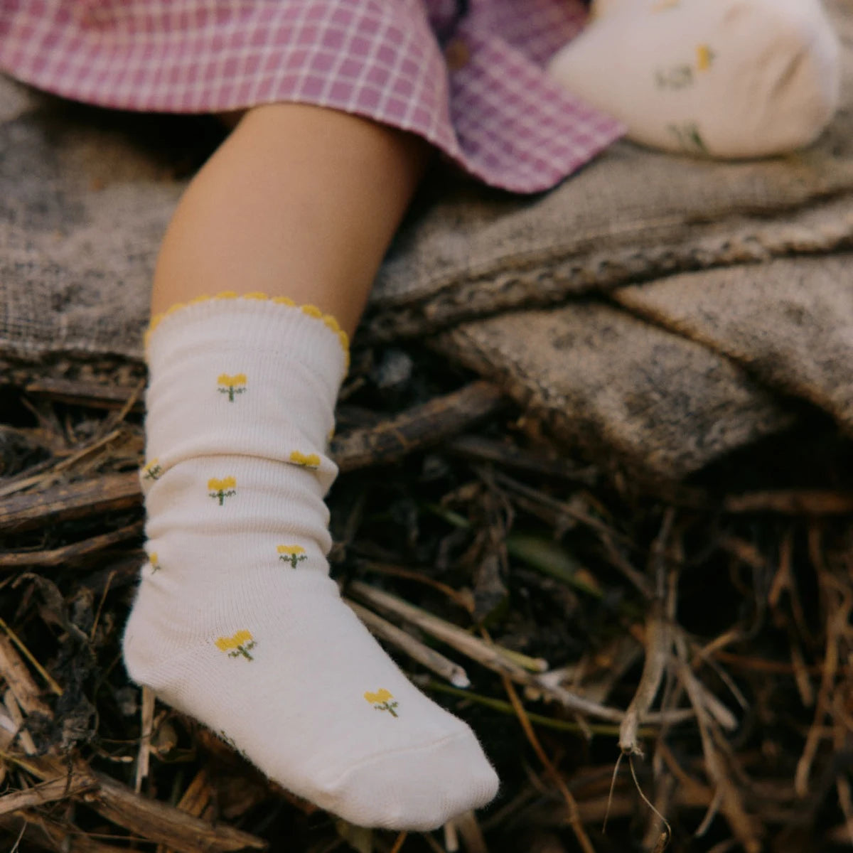 Nature Baby Organic Cotton Socks- Tulip