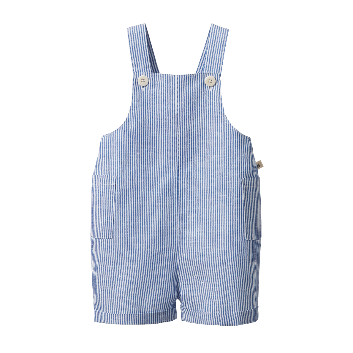 Nature Baby Tucker Shorties Overall Linen