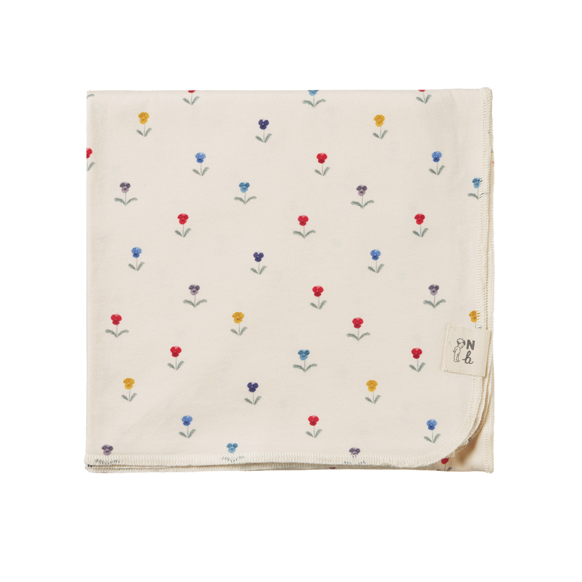 Nature Baby Cotton Wrap - Delphine Print