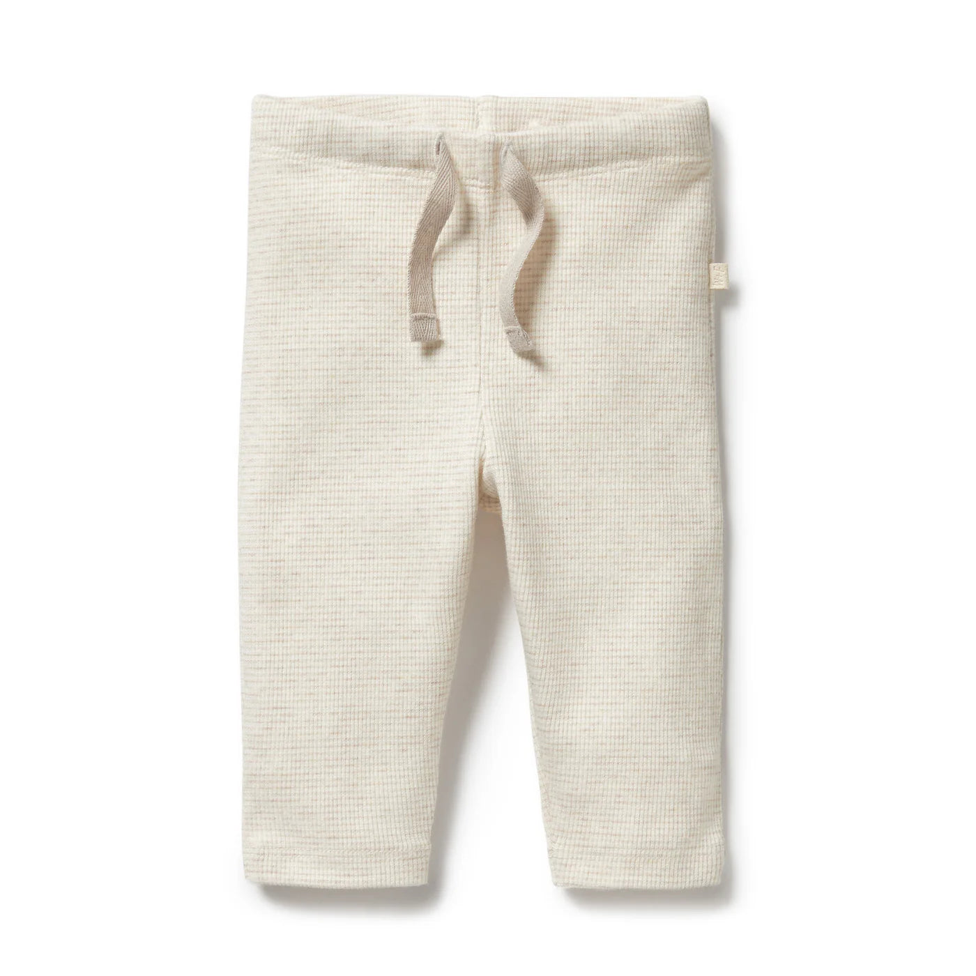 Wilson & Frenchy Organic Stripe Rib Legging - Oatmeal